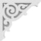 Ekena Millwork Athens Architectural Grade PVC Corbel, 1 7/8"W X 10"D X 10"H CORP01X10X10AT - alternate 4